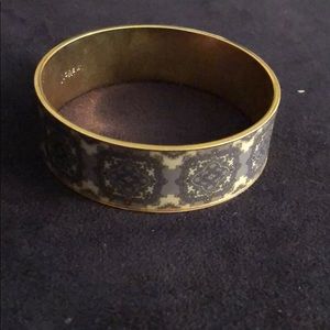 J. crew Gray, White and Gold bangle